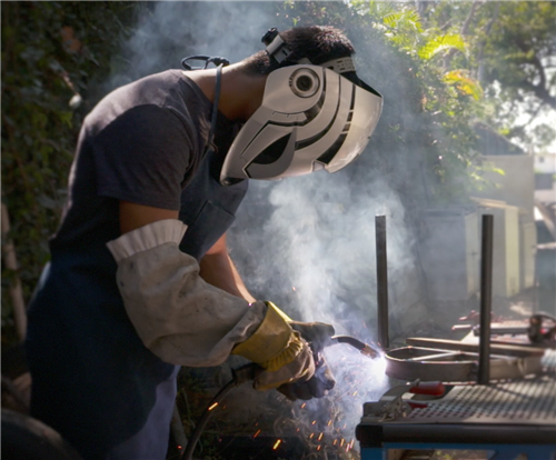 Student Welding